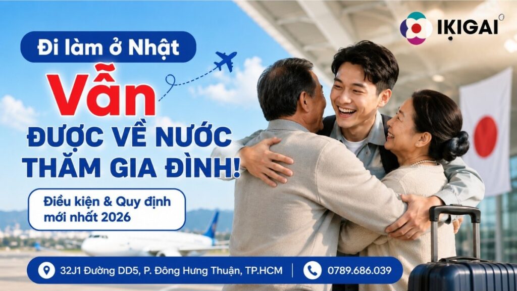 đi XKLD Nhật có được về nước thăm gia đình không