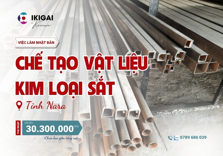 chế tạo vật liệu kim loại sắt