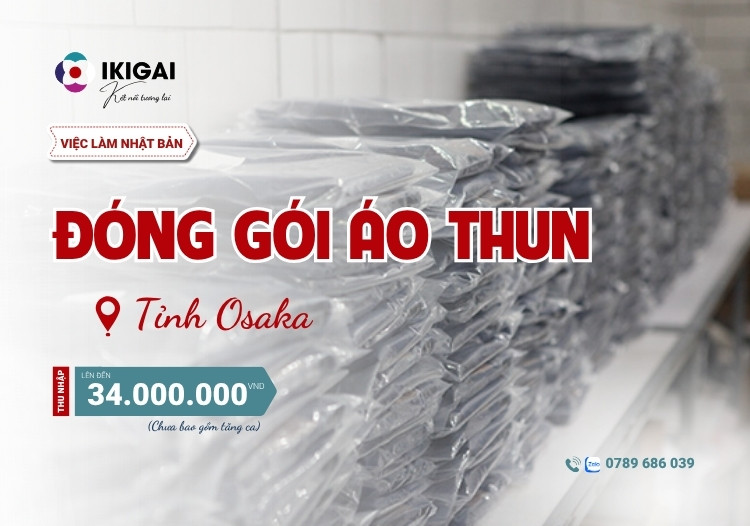 đóng gói áo thun