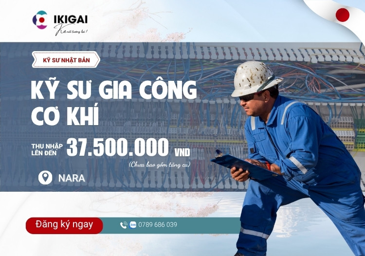 kỹ sư gia công cơ khí Nara