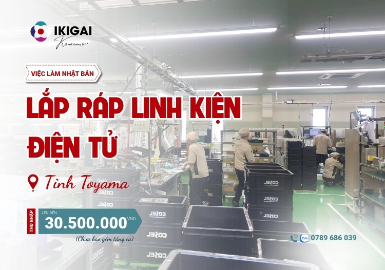 láp ráp linh kiện điện tử