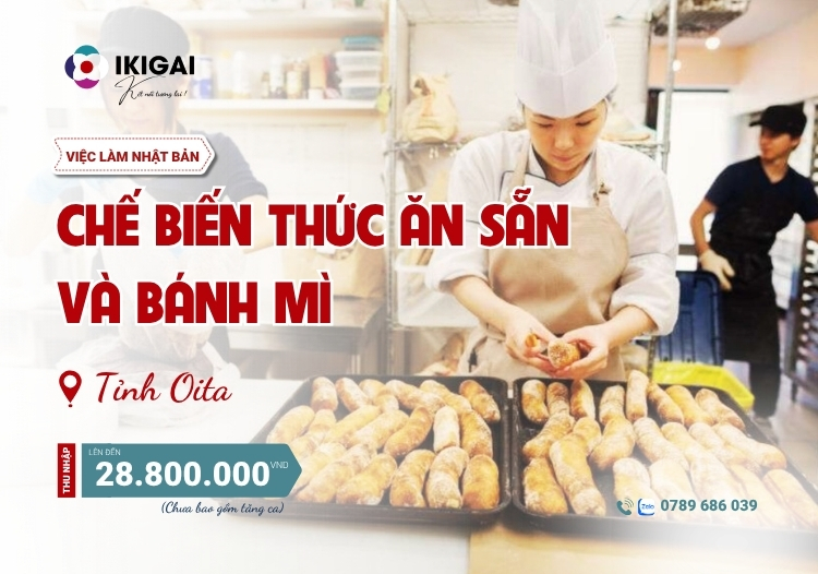 chế biến thức ăn sẵn và bánh mì