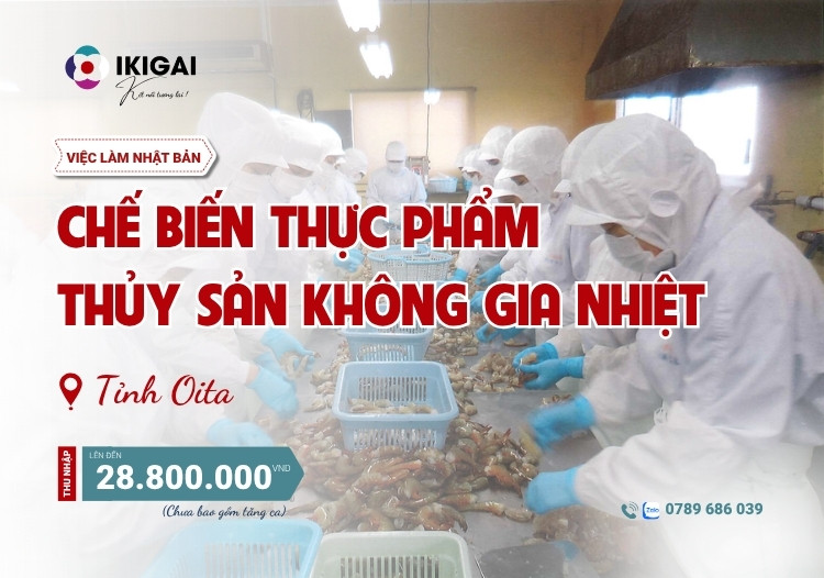 chế biến thực phẩm thủy sản không gia nhiệt