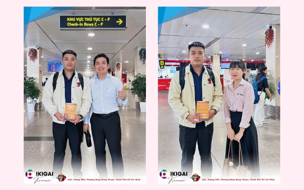 học viên IKIGAI xuất cảnh Nhật Bản