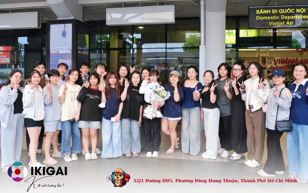 học viên IKIGAI xuất cảnh Nhật Bản