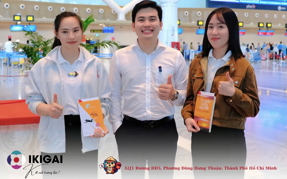 học viên IKIGAI xuất cảnh Nhật Bản