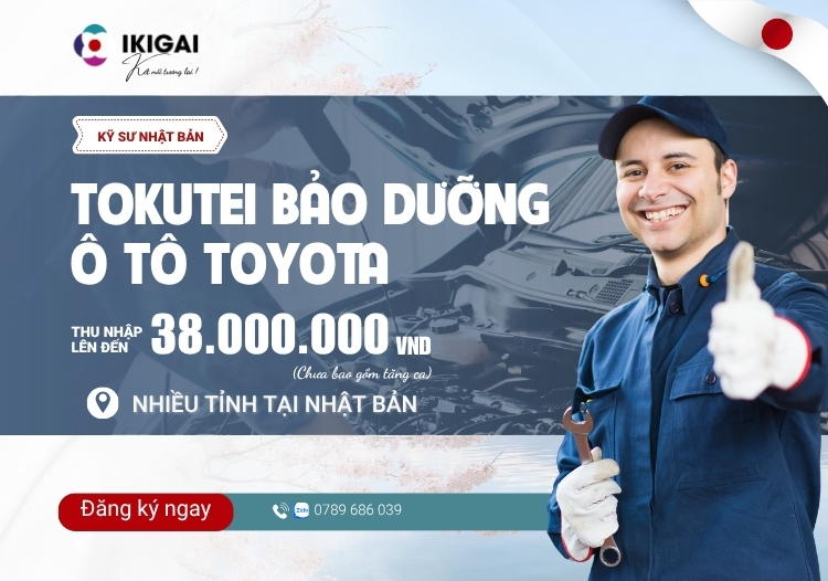 Tokutei Bảo dưỡng ô tô Toyota