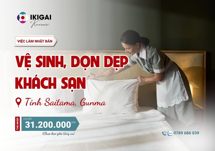 vệ sinh, dọn dẹp khách sạn