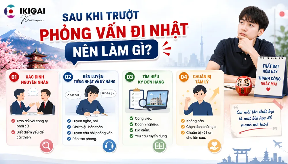 Trượt phỏng vấn đi Nhật