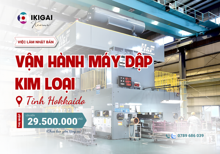 vận hành máy dập kim loại